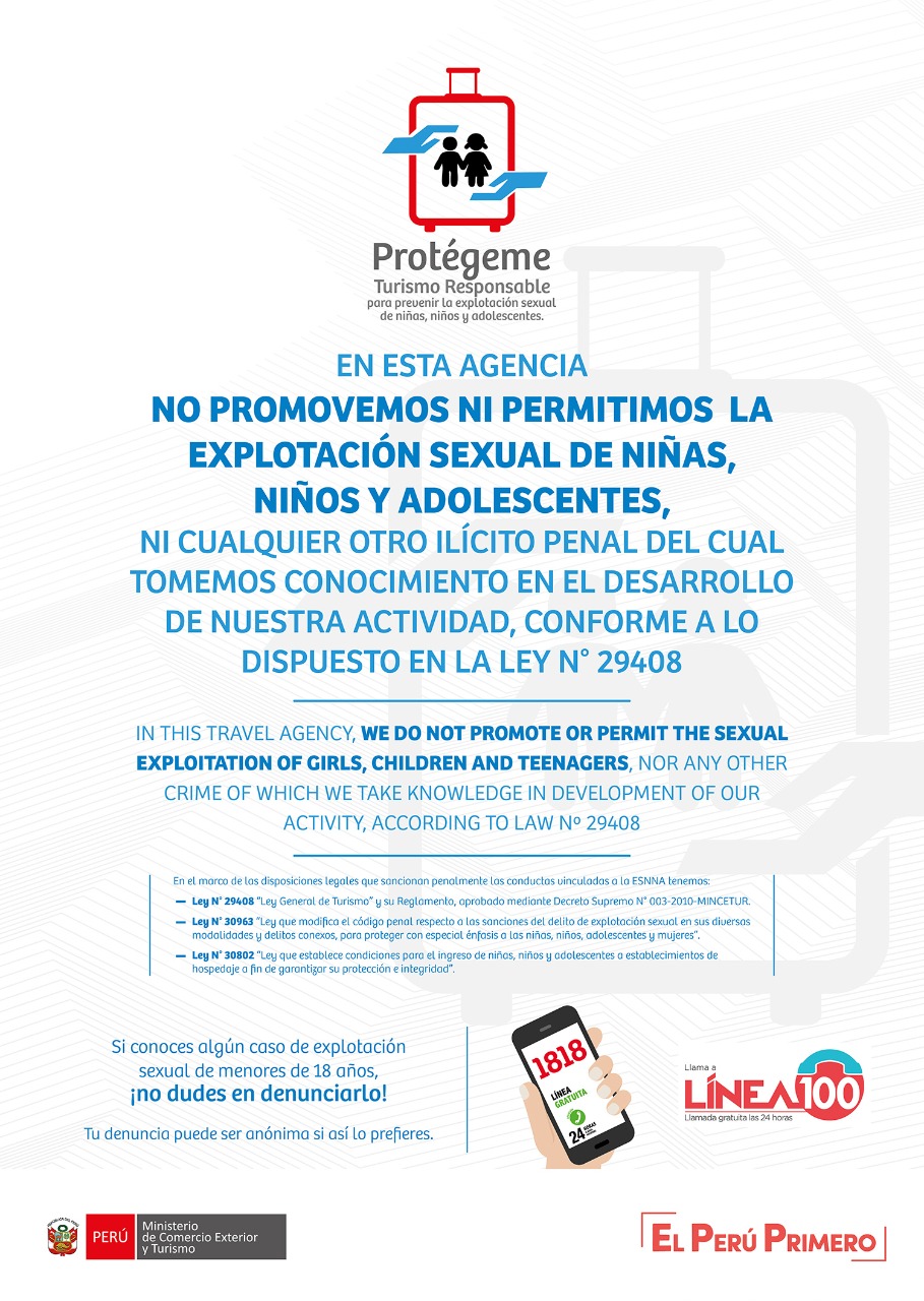 Protégeme - Turismo Responsable
